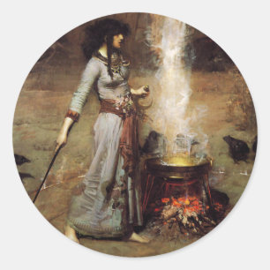 Sticker Rond Waterhouse La Plaque Magique Cercle