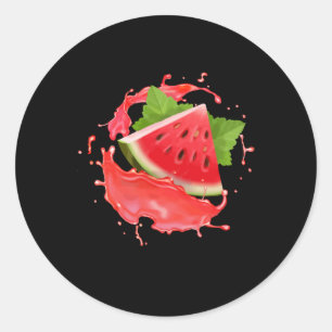 Sticker Rond Watermelon