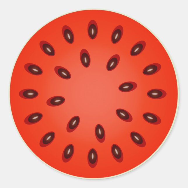 STICKER ROND WATERMELON DIMENSIONNÉ (Devant)