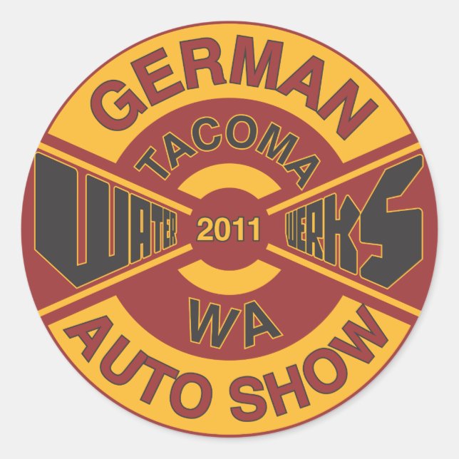 Sticker Rond WaterWerks 2011 (Devant)