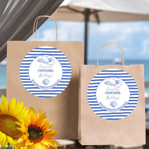 Sticker Rond Week-end d'enterrement de vie de jeune fille de co