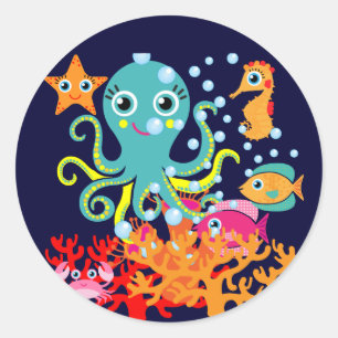 Sticker Rond Welcome