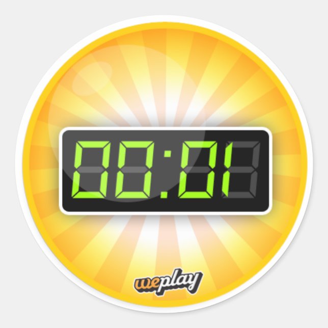 Sticker Rond Weplay Props Series 1 - Clutch ! (Devant)