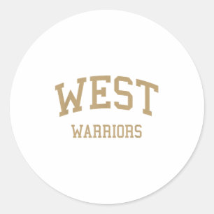 Sticker Rond West High School A Torrance Ca Retro Sports