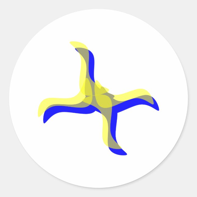 Sticker Rond what do you see (Devant)