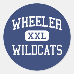 Sticker Rond Wheeler - Wildcats - High - Marietta Georgia