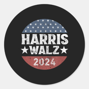 Sticker Rond Wheimer 2024 Kamalaharris Timwaltz 2024 Vote