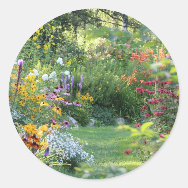 Sticker Rond Where Three Gardens (Devant)