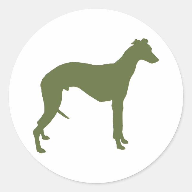Sticker Rond Whippet (Devant)
