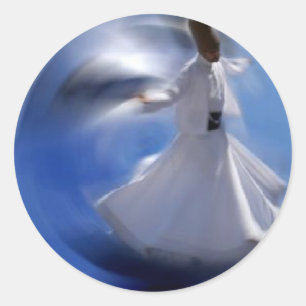 Sticker Rond whirling_dervish