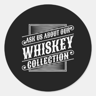 Sticker Rond Whiskey irlandais Singlemalt Malt Single Scotch Wh