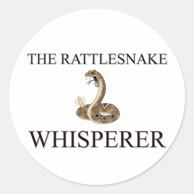 Sticker Rond Whisperer de crotale (Devant)