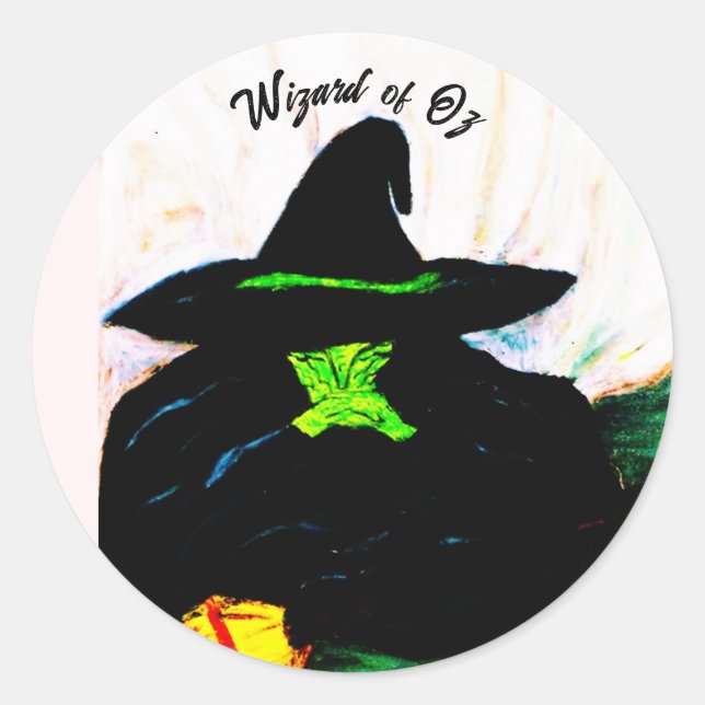 STICKER ROND WICKED MELTING WITCH (Devant)