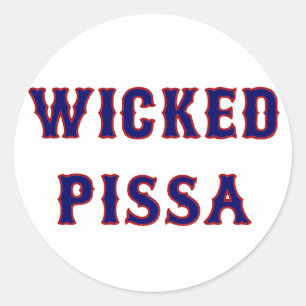 Sticker Rond Wicked Pissa