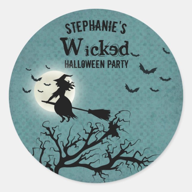 Sticker Rond Wicked Witch (Devant)