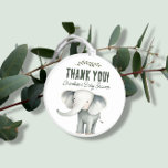 Sticker Rond Wild One Safari Animaux Baby shower Merci<br><div class="desc">Vous cherchez des autocollants mignons pour votre baby shower à thème safari? Découvrez ce Sticker rond Wild One Safari Animals Baby shower Merci Classic.</div>