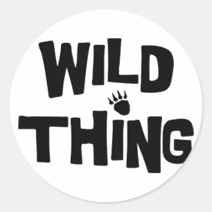 Sticker Rond Wild Thing