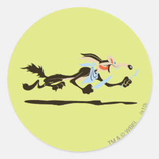 Sticker Rond WILE E. COYOTE™ Dîner de chasse