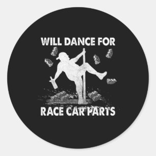 Sticker Rond Will Dancing For Race Car Parts Dirt Track Racing