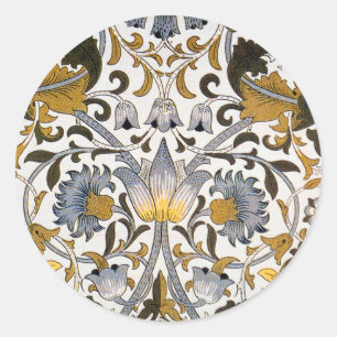Sticker Rond William Morris Lodden Fleur florale