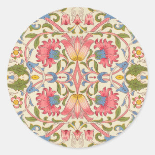 Sticker Rond William Morris Lodden Spring Wallpaper Art