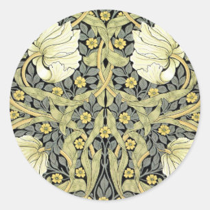 Sticker Rond William Morris Pimpernel Fond d'écran floral
