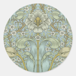 Sticker Rond William Morris Spring Thicket : Floral antique
