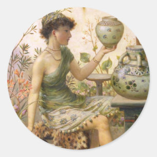 Sticker Rond William Stephen Coleman : La fille du potier