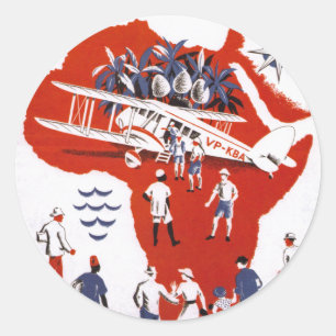 Sticker Rond Wilson Airways ~ Afrique