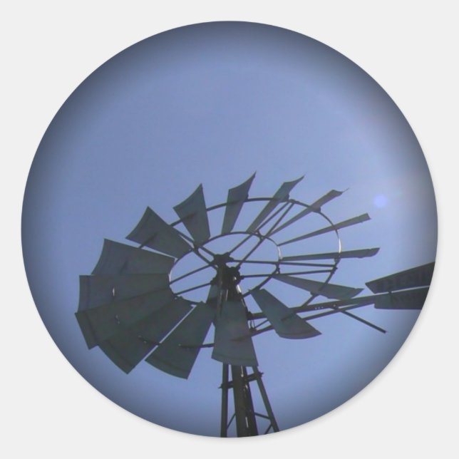 Sticker Rond Windmill Sunshine (Devant)