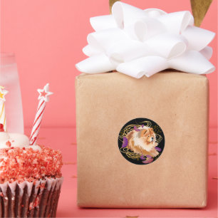 Sticker Rond WINDSONG - Colonnes ronds de Chow