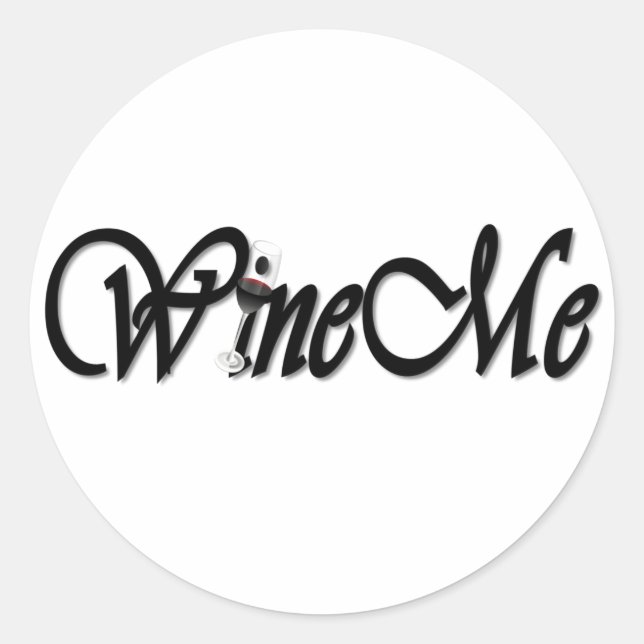 Sticker Rond WineMe (Devant)