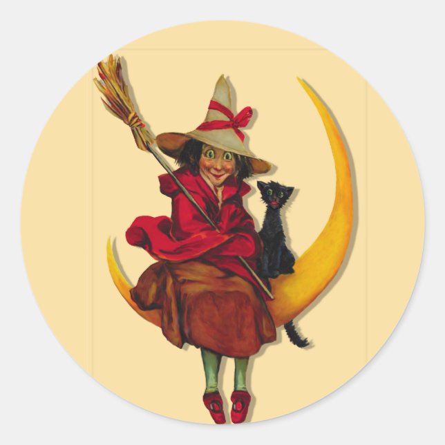 Sticker Rond Witchy Woman (Devant)