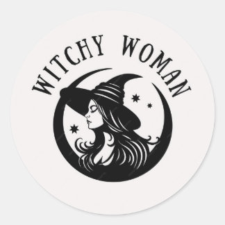 Sticker Rond Witchy Woman 3" (pack of 6)