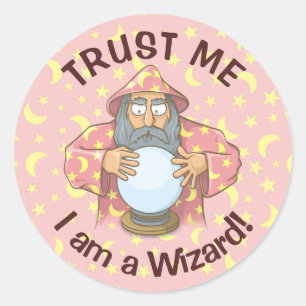 Sticker Rond Wizard
