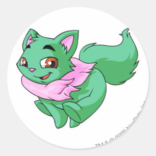 Sticker Rond Wocky Green