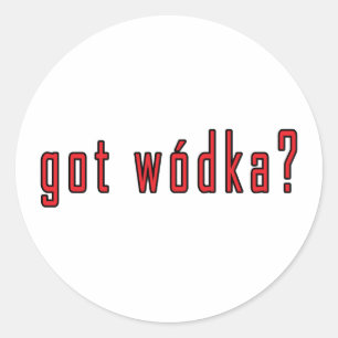Sticker Rond wodka obtenu ?
