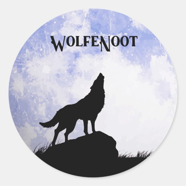 Sticker Rond Wolfenoot (Devant)