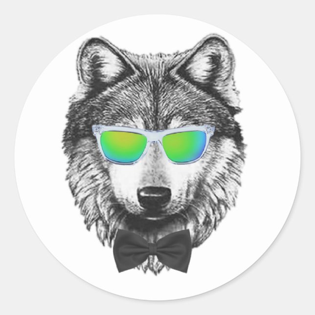 Sticker Rond Wolfpack (Devant)