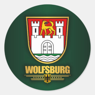 Sticker Rond Wolfsburg