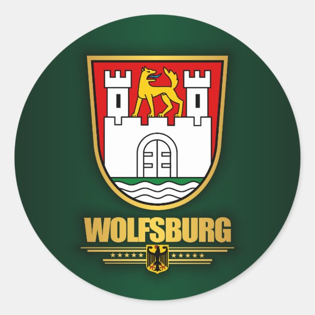 Sticker Rond Wolfsburg (Devant)