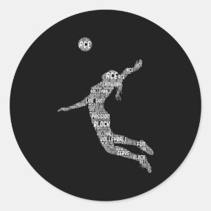Sticker Rond Women Youth Player