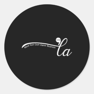 Sticker Rond Womens Comma La Harris À La Présidence