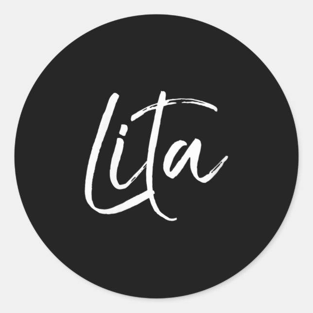 Sticker Rond Womens Grandma Gift In Spanish Abuelita New Abuela (Devant)