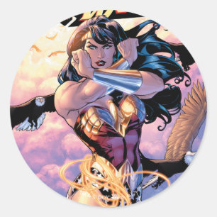 Sticker Rond Wonder Woman Couverture comique #1