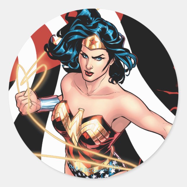 Sticker Rond Wonder Woman Couverture comique #12 (Devant)