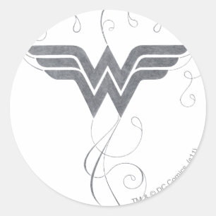 Sticker Rond Wonder Woman   logo Beauty Bliss
