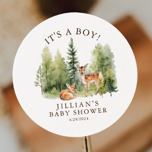 Sticker Rond Woodland Wonder Deer