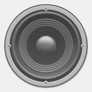 Sticker Rond Woofer