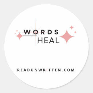 Sticker Rond Words Heal